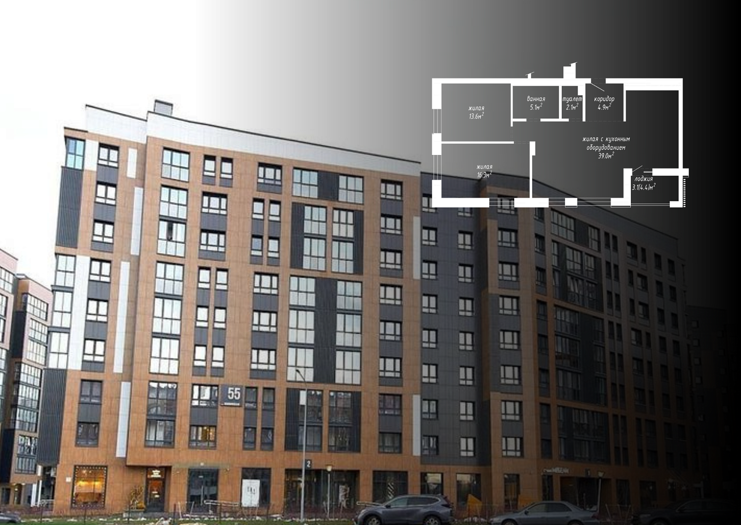 ул. Нововиленская, 55