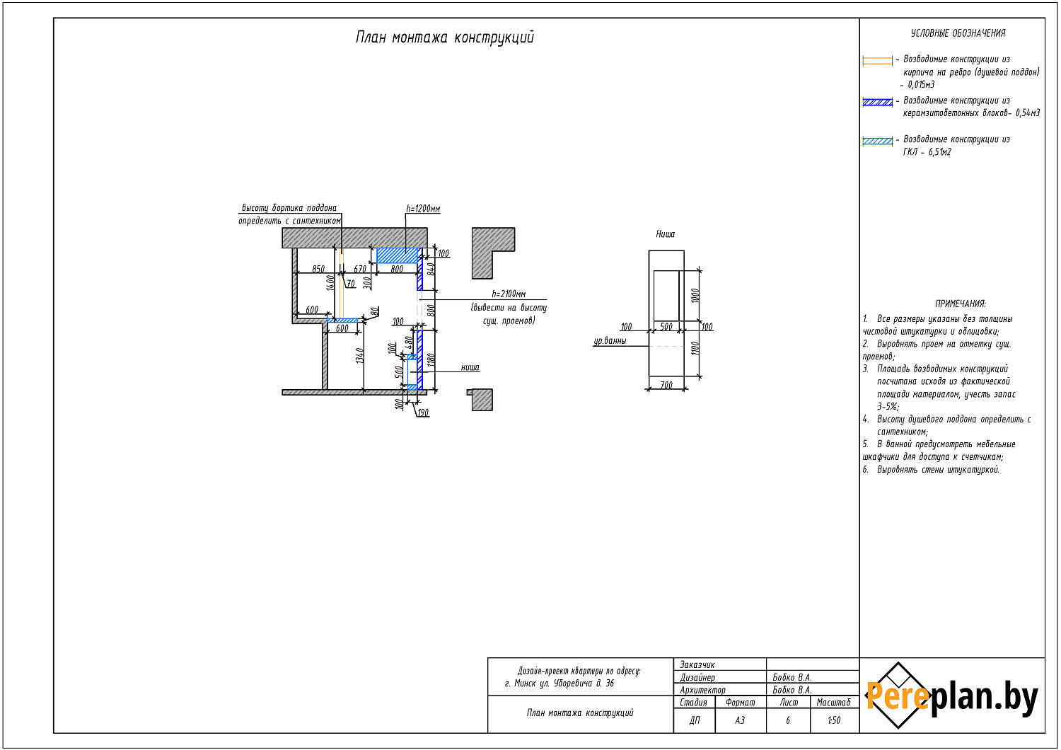 ул. Уборевича, 36 – дизайн-проект «Технический»