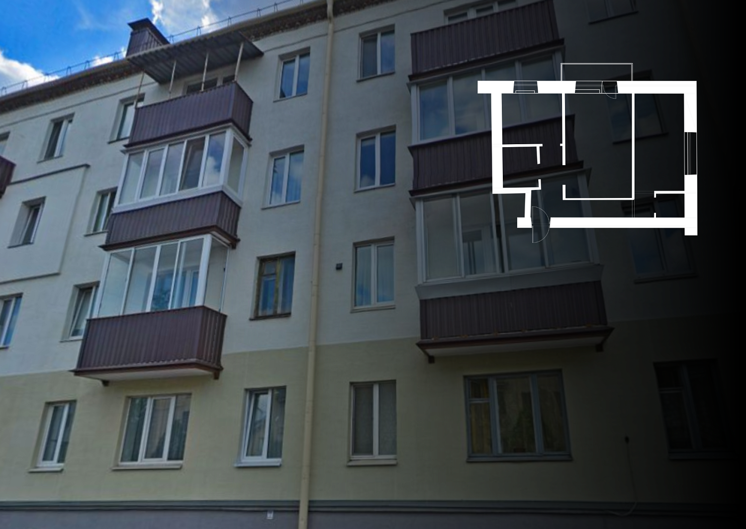 ул. Уральская, 8 – дизайн-проект «Базовые чертежи»