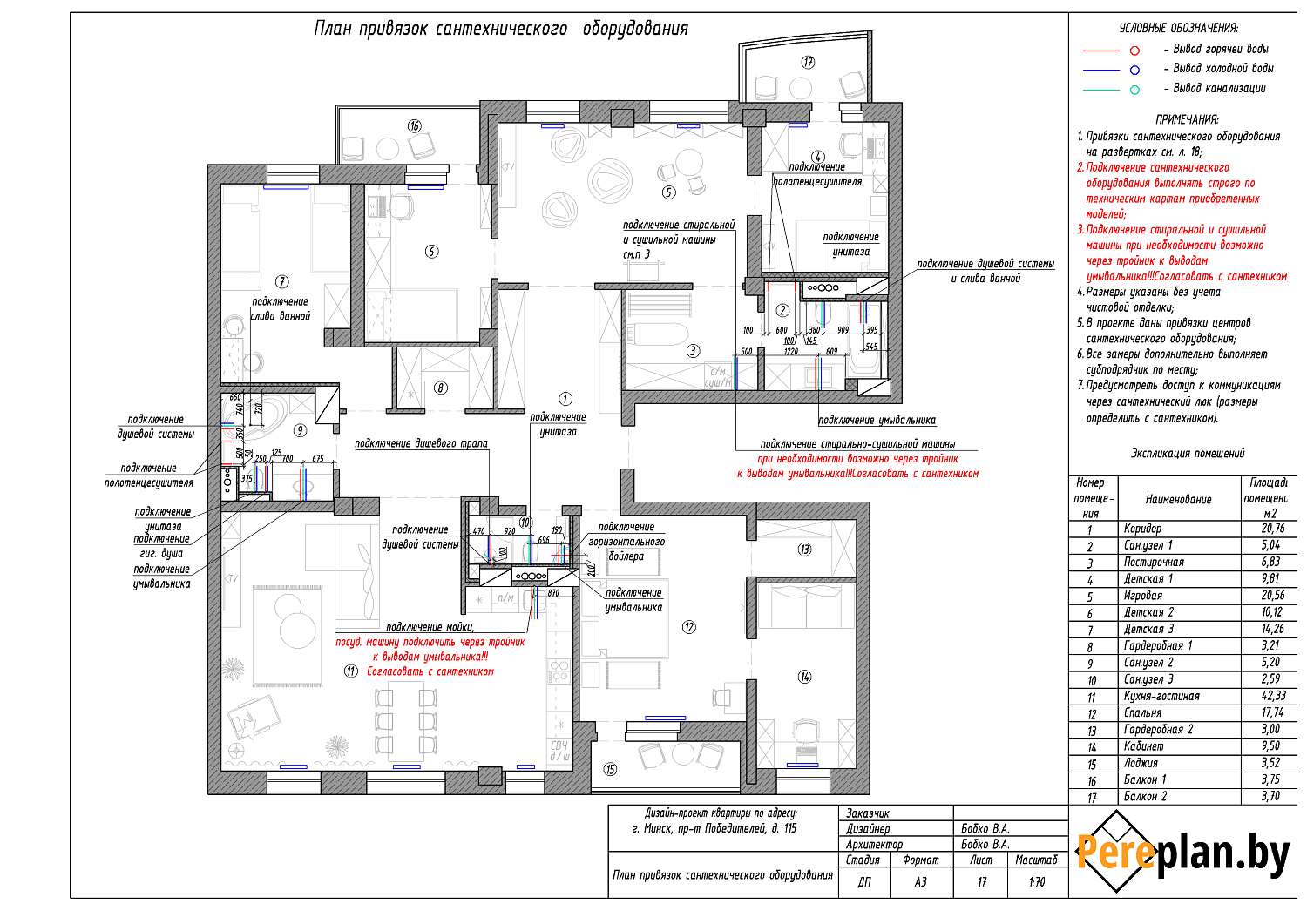 пр-т Победителей, 115 – дизайн-проект «Полный»